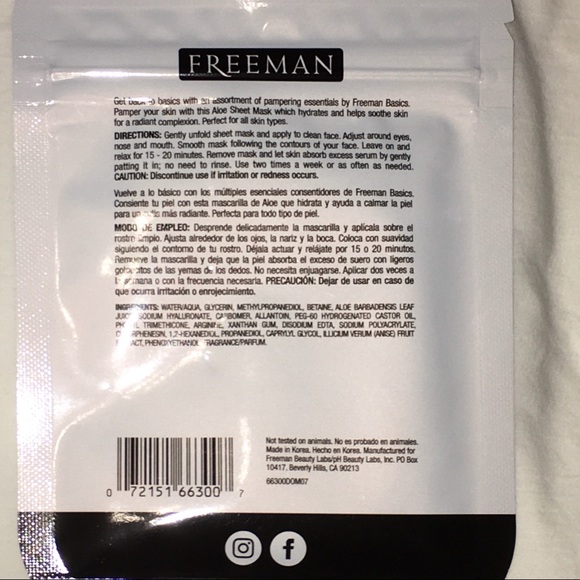 💥Hydrating Aloe Face masks💥 - Picture 5 of 6